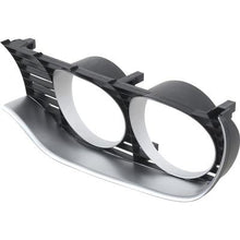 1971-72 Plymouth B-Body; Headlamp Bezel; 2 Door, Hardtop; Silver/Black; LH Driver Side
