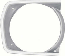1971-72 Valiant, Duster, Scamp; Headlamp Bezel ; RH Passenger Side; Argent Silver