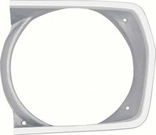 1971-72 Valiant, Duster, Scamp; Headlamp Bezel ; LH Drivers Side; Argent Silver