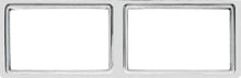 1975-79 Chevy Nova; Tail Lamp Bezel; Die-Cast Chrome; RH Passenger Side