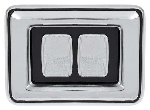 1973-76 Chrysler, Dodge, Plymouth; Power Window Switch; 2 button; Concave Style