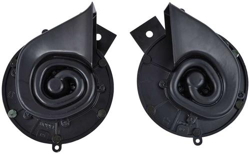 1963 Chevy Corvette; Horn Assemblies; with Factory Markings; High & Low Note: Pair; GM Licensed