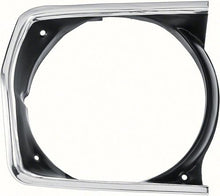 1970-72 Plymouth Duster Valiant, Scamp; Headlamp Bezel; RH Passenger Side