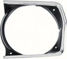 1970-72 Plymouth Duster Valiant, Scamp; Headlamp Bezel; LH Drivers Side