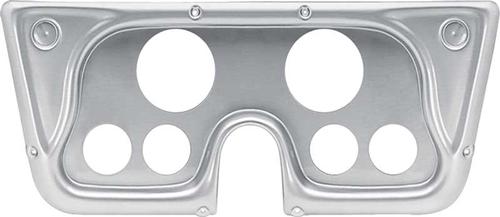 1967-72 GM Truck; 6-Hole Dash Gauge Panel; Simulated Brushed Aluminum