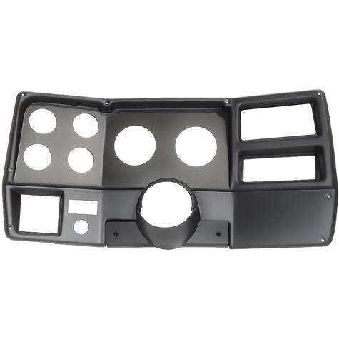 1973-83 Chevrolet, GMC C/K Series Truck; 6-Gauge Dash Panel; (2) 3-3/8?, (4) 2-1/16? Holes; w/ A/C Vents; Black