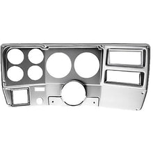 1973-83 Chevrolet, GMC C/K Series Truck; 6-Gauge Dash Panel; (2) 5" (4) 2-5/8"; w/ A/C Vents; Brushed Aluminum