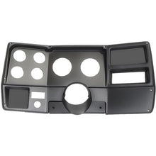 1973-83 Chevrolet, GMC C/K Series Truck; 6-Gauge Dash Panel; (2) 3-3/8?, (4) 2-1/16? Holes; w/o A/C Vents; Black