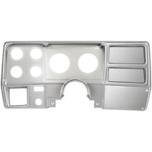 1973-83 Chevrolet, GMC C/K Series Truck; 6-Gauge Dash Panel; (2) 3-3/8?, (4) 2-1/16? Holes; w/o A/C Vents; Brushed Alumi
