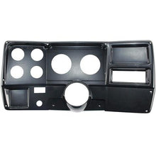 1973-83 Chevrolet, GMC C/K Series Truck; 6-Gauge Dash Panel; (2) 3-3/8?, (4) 2-1/16? Holes; w/o A/C Vents; Carbon Fiber
