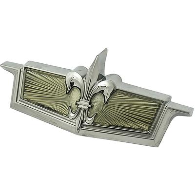 374678 - 1976 Chevrolet Caprice; Header Panel Emblem; Fleur-De-Lis Symbol