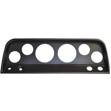 1965-66 Chevrolet C/K Series Truck; 6-Gauge Dash Panel; (2) 3-3/8" (4) 2-1/16" Holes; Black