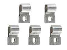 1967-68 Mustang; Underhood Turn Signal Harness Clip Kit; Chrome; Set Of 5