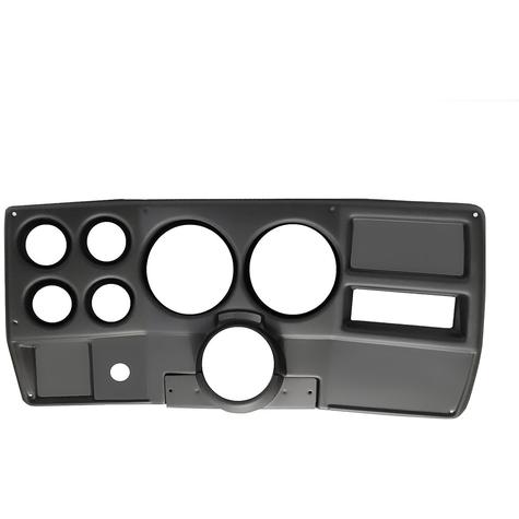 1984-87 Chevrolet, GMC C/K Series Truck; 6-Gauge Dash Panel; (2) 5" (4) 2-1/16"; w/o A/C Vents; Black