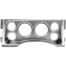 1995-98 Chevrolet, GMC C/K Series Truck; 6-Gauge Dash Panel; (2) 3-3/8" (4) 2-1/16" Holes; Brushed Aluminum
