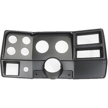 1984-87 Chevrolet, GMC C/K Series Truck; 6-Gauge Dash Panel; (2) 3-3/8?, (4) 2-1/16? Holes; w/ A/C Vents; Black