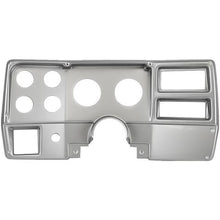1984-87 Chevrolet, GMC C/K Series Truck; 6-Gauge Dash Panel; (2) 3-3/8?, (4) 2-1/16? Holes; w/ A/C Vents; Brushed Alumin