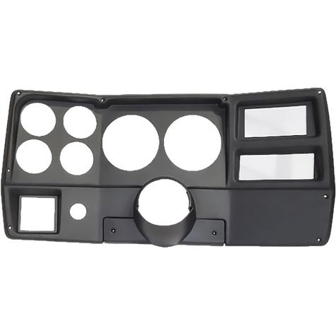 1984-87 Chevrolet, GMC C/K Series Truck; 6-Gauge Dash Panel; (2) 5" (4) 2-5/8"; w/ A/C Vents; Black