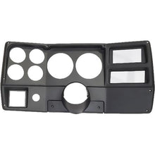 1984-87 Chevrolet, GMC C/K Series Truck; 6-Gauge Dash Panel; (2) 5" (4) 2-5/8"; w/ A/C Vents; Black