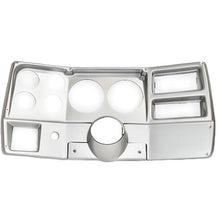 1984-87 Chevrolet, GMC C/K Series Truck; 6-Gauge Dash Panel; (2) 5" (4) 2-5/8"; w/ A/C Vents; Brushed Aluminum