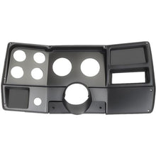 1984-87 Chevrolet, GMC C/K Series Truck; 6-Gauge Dash Panel; (2) 3-3/8?, (4) 2-1/16? Holes; w/o A/C Vents; Black