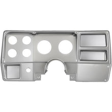 1984-87 Chevrolet, GMC C/K Series Truck; 6-Gauge Dash Panel; (2) 3-3/8?, (4) 2-1/16? Holes; w/o A/C Vents; Brushed Alumi