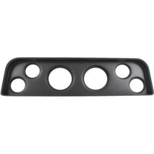 1965-66 GMC Truck; 6-Gauge Dash Panel; (2) 3-3/8" (4) 2-1/16" Holes; Black