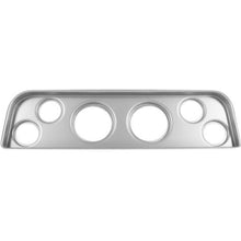 1965-66 GMC Truck; 6-Gauge Dash Panel; (2) 3-3/8" (4) 2-1/16" Holes; Brushed Aluminum