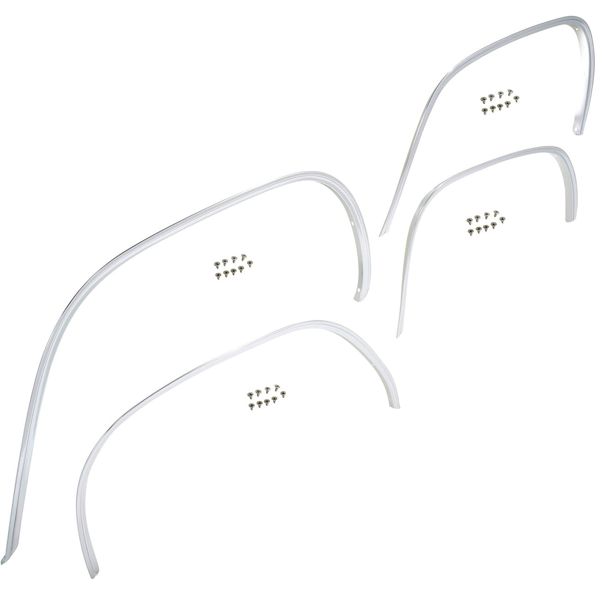 3884061C - 1965 Impala, Bel Air, Biscayne; Wheel Opening Molding Set; with Hardware; 4 Piece Set