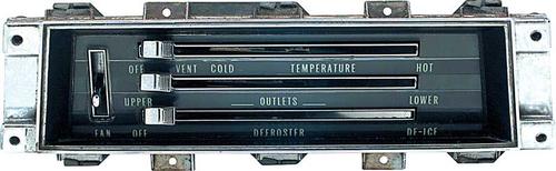 1967 Heater Control Assembly With A/C Without Cables