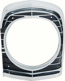 1967 Chevy II Nova; Headlamp Bezel; Die-Cast; LH Driver Side