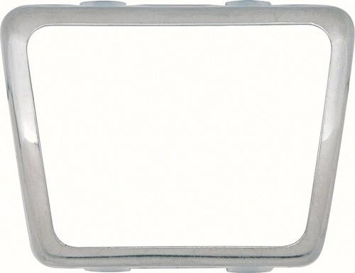 3893182 - 1967-68 Camaro, Firebird, 1968 Nova; Park Brake Pedal Trim Plate; Stainless Trim