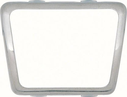 3893182 - 1967-68 Camaro, Firebird, 1968 Nova; Park Brake Pedal Trim Plate; Stainless Trim