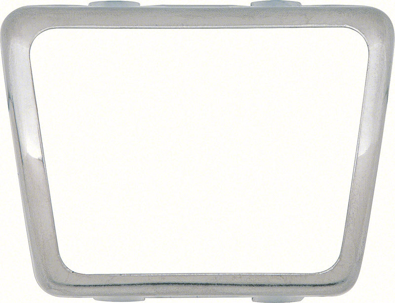 3893182 - 1967-68 Camaro, Firebird, 1968 Nova; Park Brake Pedal Trim Plate; Stainless Trim