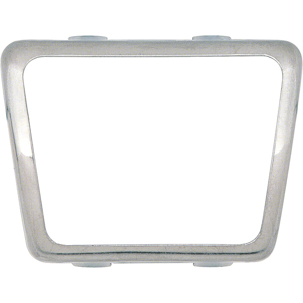 3893182 - 1967-68 Camaro, Firebird, 1968 Nova; Park Brake Pedal Trim Plate; Stainless Trim