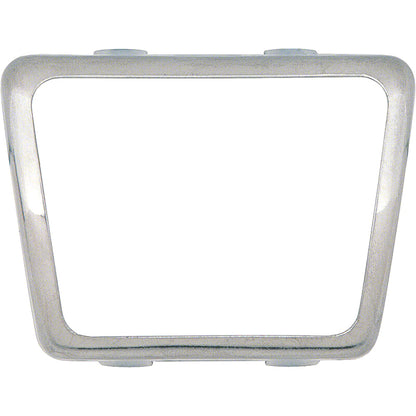 3893182 - 1967-68 Camaro, Firebird, 1968 Nova; Park Brake Pedal Trim Plate; Stainless Trim