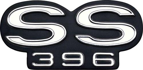 3904590 - 1967 Chevrolet Chevelle; SS 396 Grill Emblem; with Hardware