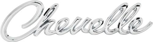 3920825 - 1968-69 Chevelle; Header Panel Emblem; with Hardware; Each