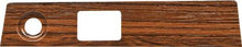 1969 Camaro; Wiper Switch Dash Plate; 2-Hole Style; Cherrywood; OER