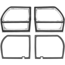1969 Chevelle; Malibu; Tail Lamp Bezel & Gasket Set; except Station Wagon; LH & RH; Pair