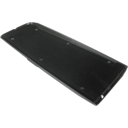 3953095 - 1968-69 Chevelle, El Camino; Center Console Lid; Black with Stainless Steel Trim Center Molding (Without Lock 