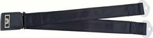 1964-66 Impala, Chevelle, Chevy II, Nova; Standard Seat Belt; Black; Front or Rear