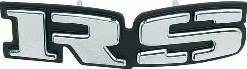 3958641 - 1969 Camaro; RS Front Grill Emblem; with Backing Plate and Hardware