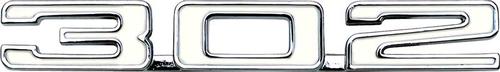 3961496 - 1969 Camaro 302 Hood Emblem ; with Cowl Induction Hood