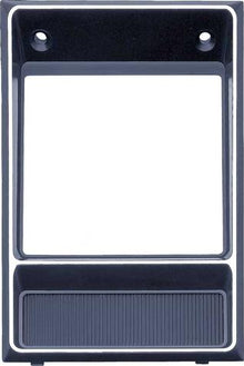 1969 Camaro; Center Dash Gauge Bezel and Lens; For Center Dash Mounted Fuel Gauge