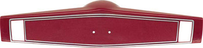 3961775 - 1969-70 Chevrolet; Steering Wheel Shroud; Red With Silver Trim
