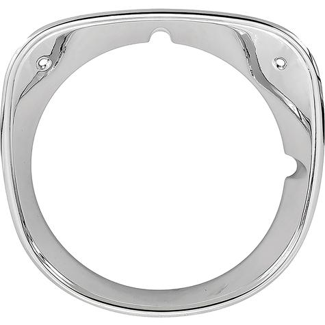 1970 Chevelle; Malibu; El Camino; LH Headlamp Bezel; Chrome; Replaces GM# 3965973