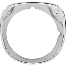 1970 Chevelle; Malibu; El Camino; LH Headlamp Bezel; Chrome; Replaces GM# 3965973