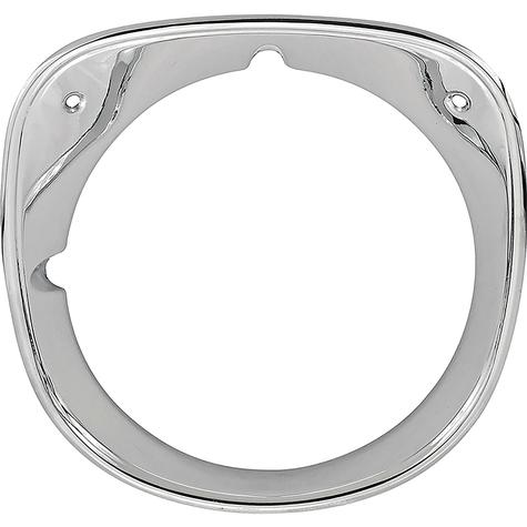 1970 Chevelle; Malibu; El Camino; RH Headlamp Bezel; Chrome; Replaces GM# 3965974