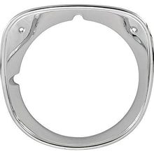 1970 Chevelle; Malibu; El Camino; RH Headlamp Bezel; Chrome; Replaces GM# 3965974